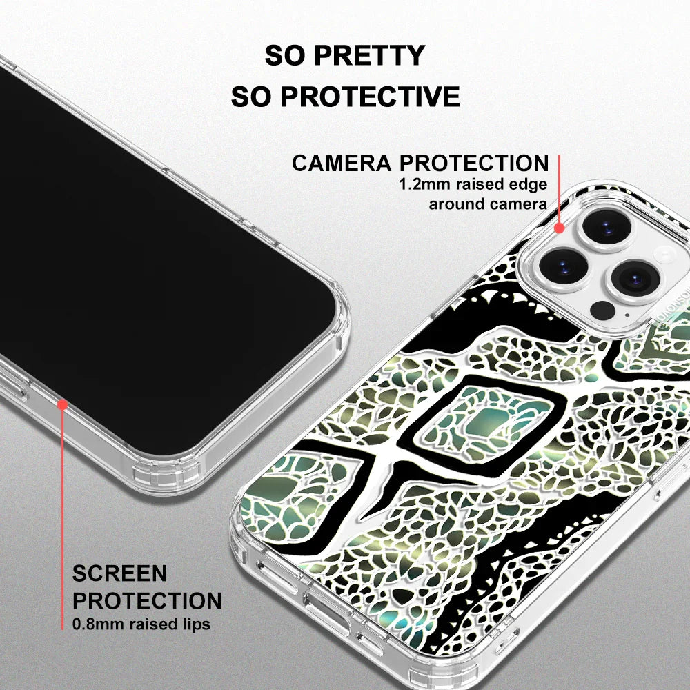 Jade Snake Phone Case - iPhone 13 Pro Case Clear