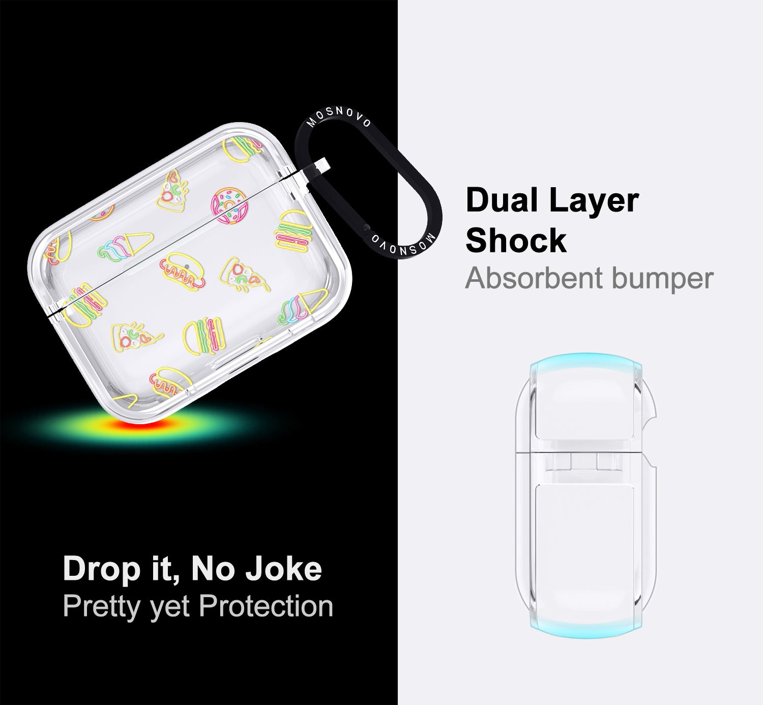 Neon Junk Food Airpods Pro 3 Case