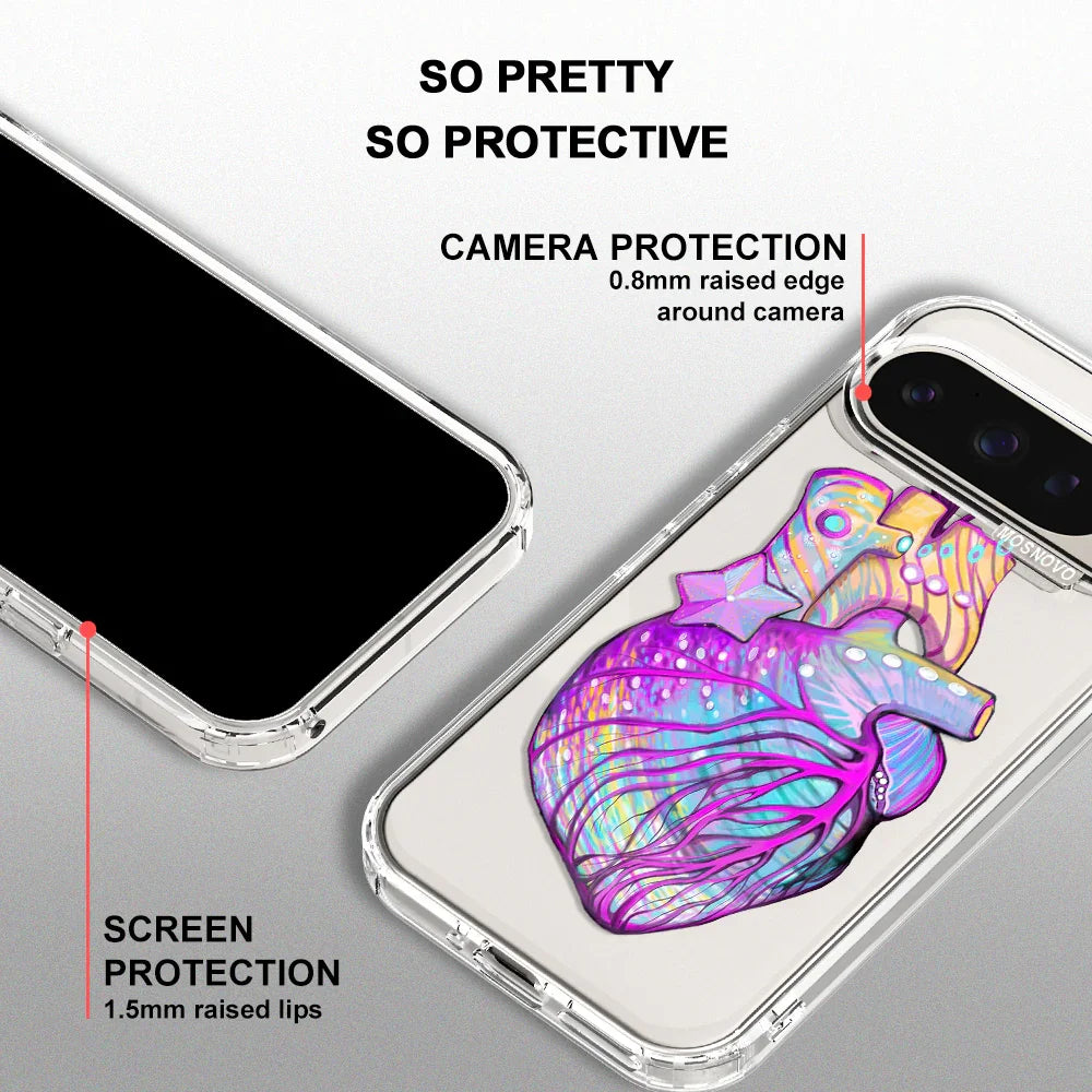 Art of Heart Phone Case - Google Pixel 9 Pro Case Clear