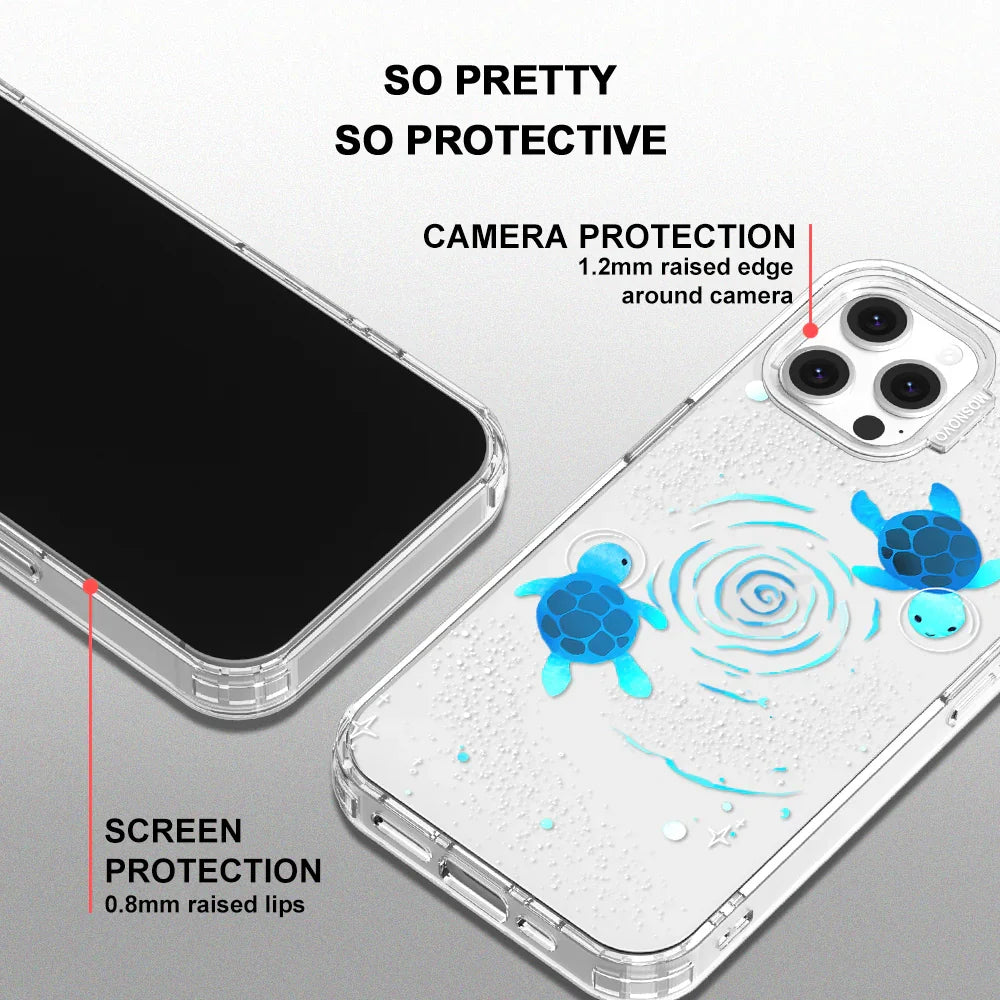 Space Turtle Phone Case - iPhone 12 Case Clear