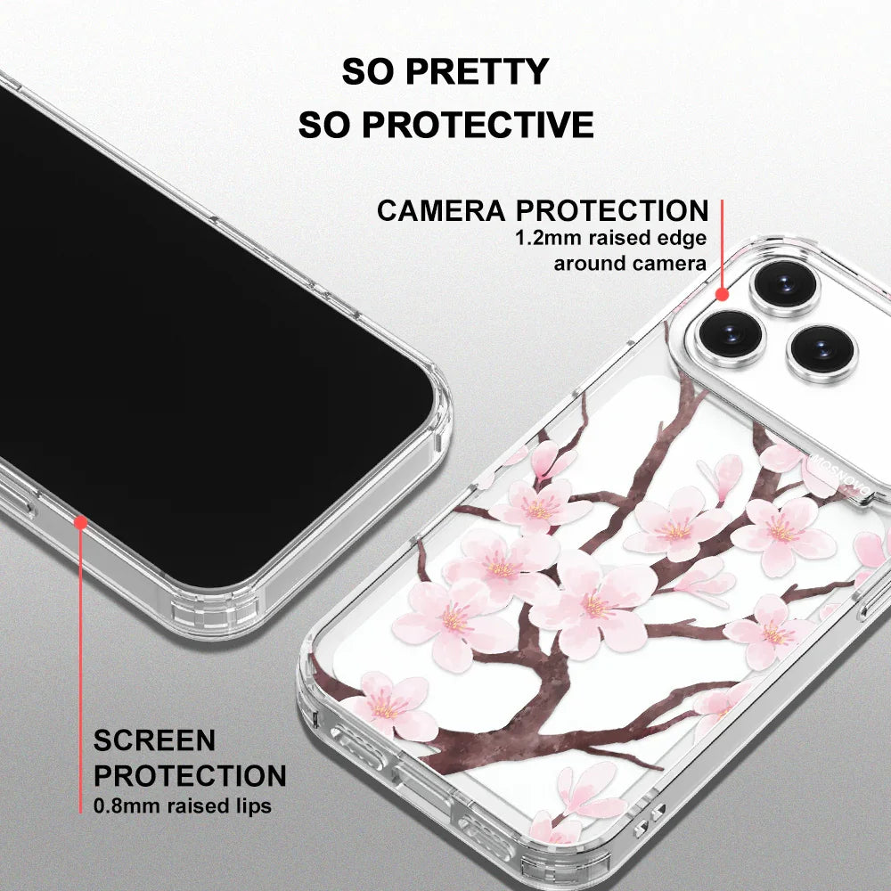 Cherry Blossom Flower Phone Case - iPhone 17 Pro Max Case – MOSNOVO