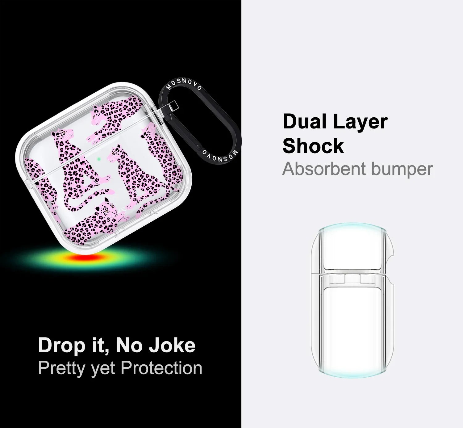 Pink Leopard Airpods 4 Case