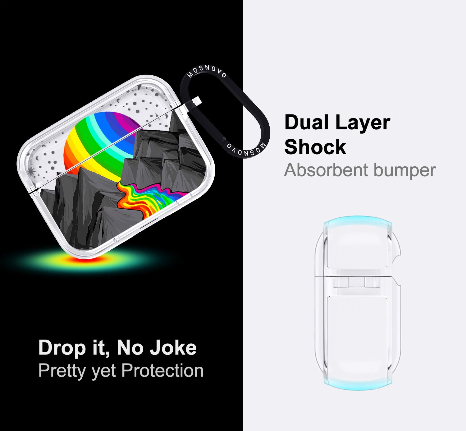 Rainbow Volcano Airpods Pro 3 Case