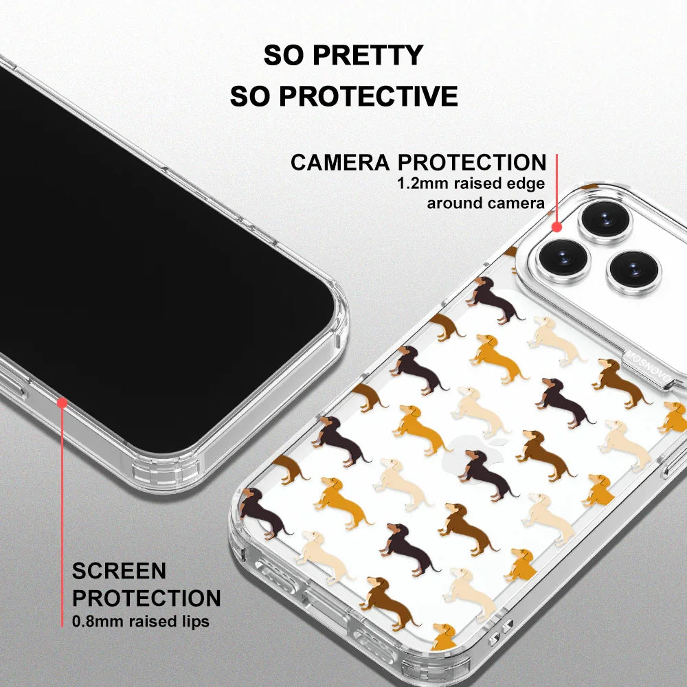 Cute Dachshund Phone Case - iPhone 17 Pro Max Case – MOSNOVO