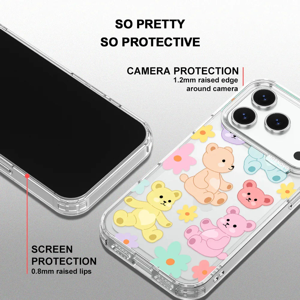 Cute Teddy Bear Phone Case - iPhone 17 Pro Case – MOSNOVO