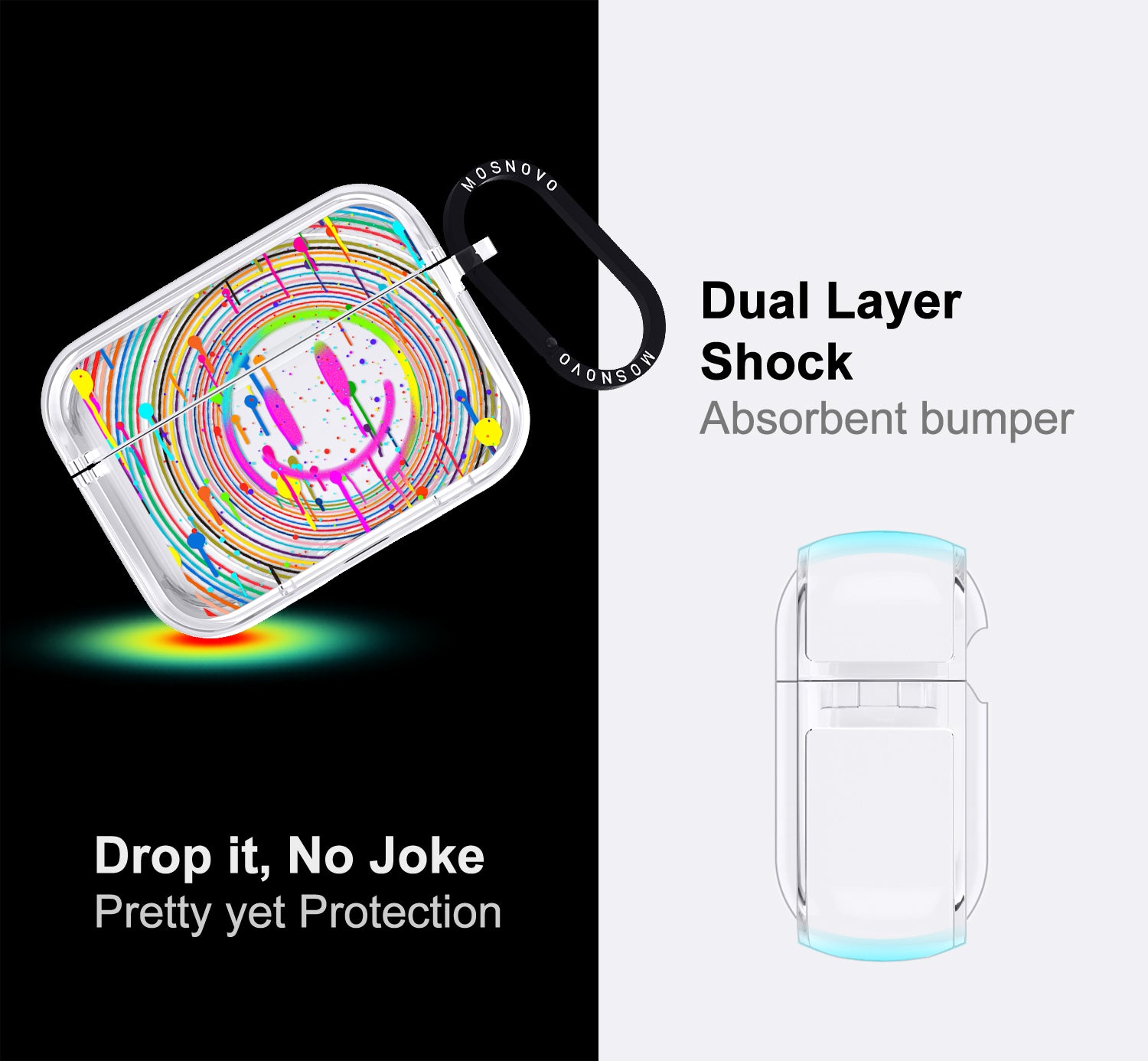 Dripping Smile Art Airpods Pro 3 Case