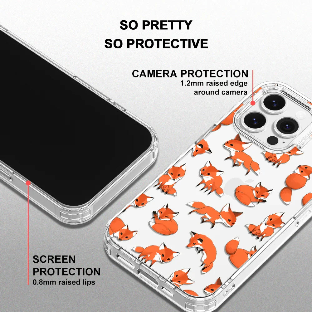 Fox Phone Case - iPhone 13 Pro Case Clear