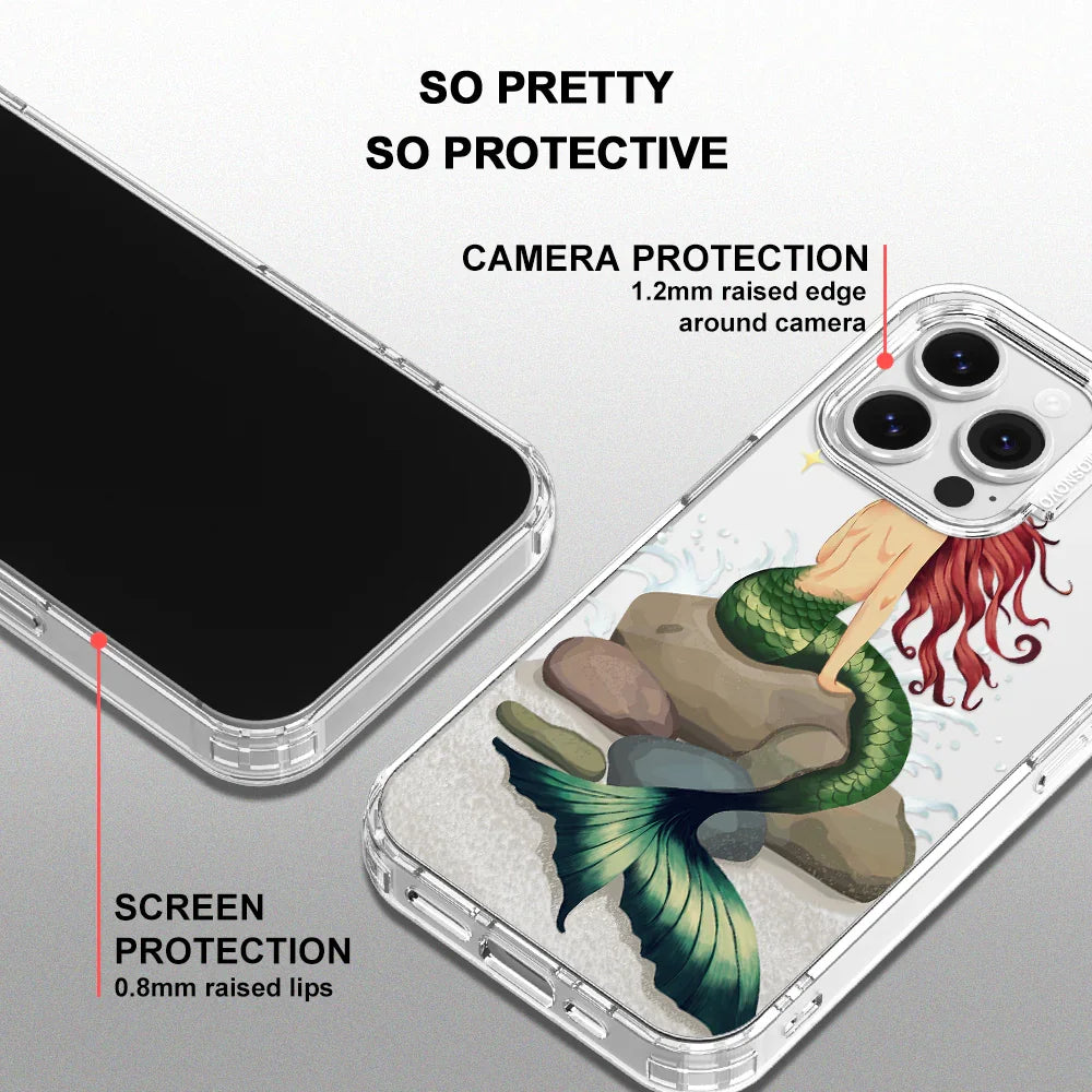 Fairy Mermaid Phone Case - iPhone 16 Pro Max Case Clear