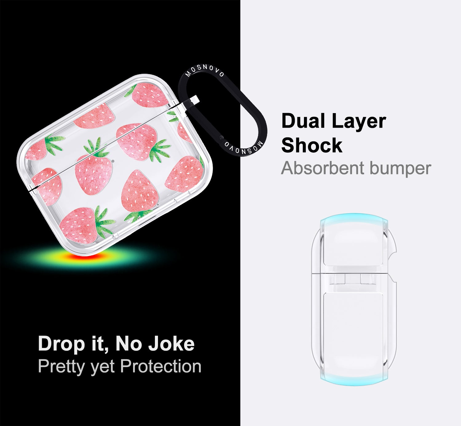 Pastel Strawberry Airpods Pro 3 Case