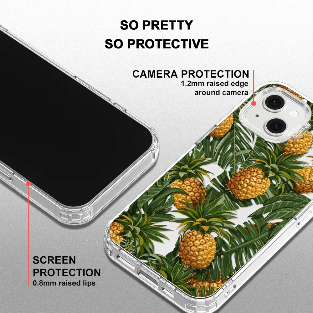 Pineapples Phone Case - iPhone 13 Case Clear