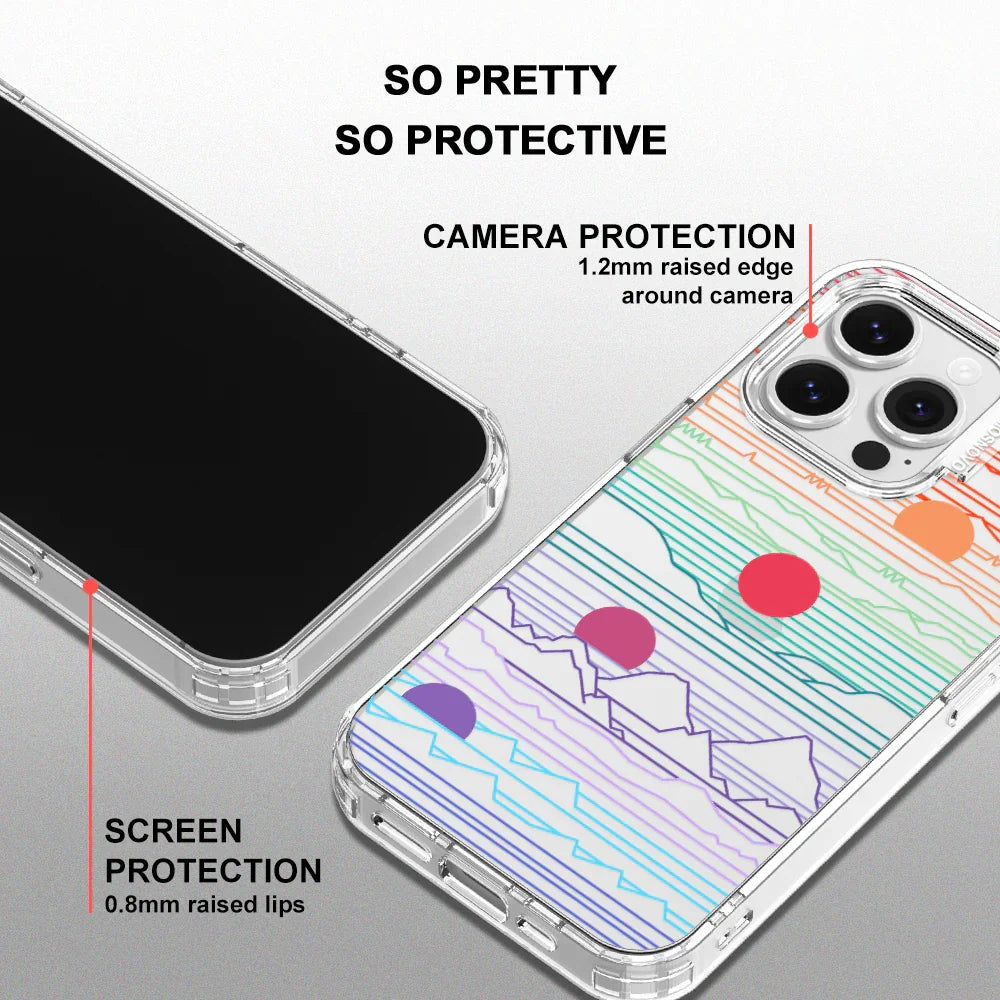 Sunrise and Sunset Phone Case - iPhone 16 Pro Case Clear