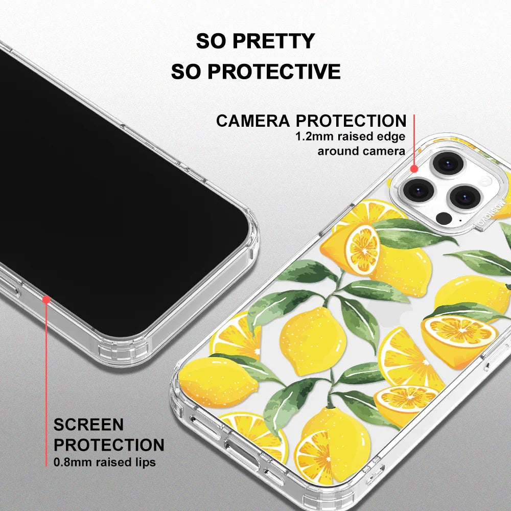 Lemon Phone Case - iPhone 12 Case Clear