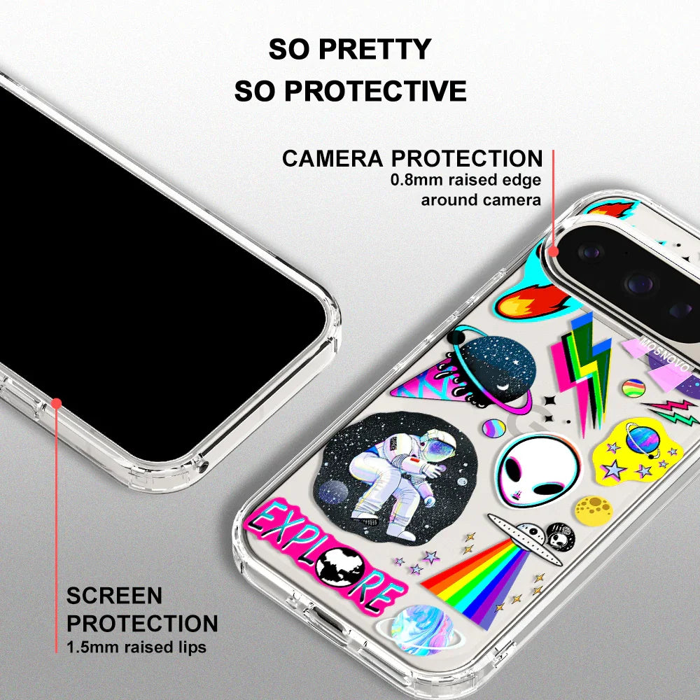 In The Space Phone Case - Google Pixel 9 Pro Case Clear