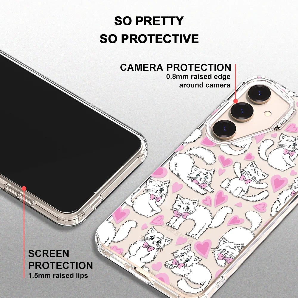 Kitties Phone Case - Samsung Galaxy S24 Plus Case Clear
