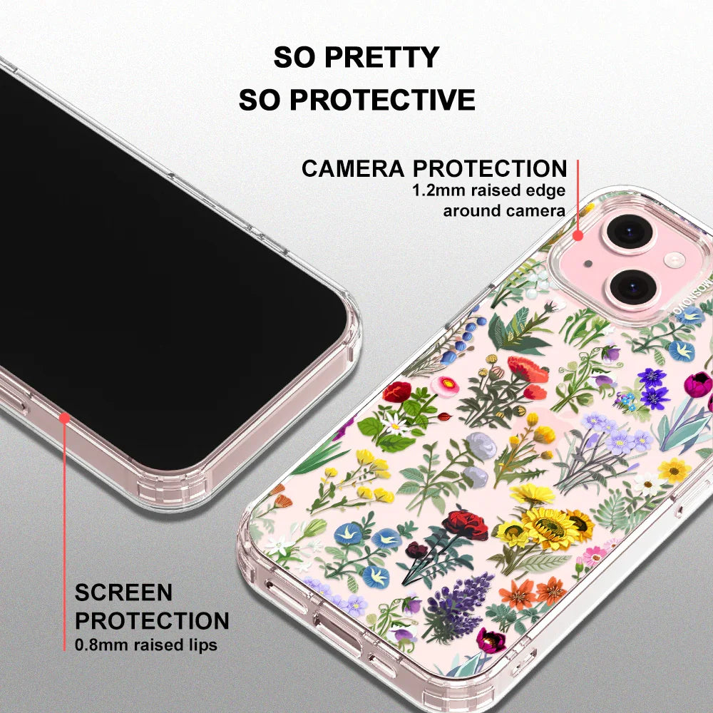 Wildflowers Phone Case - iPhone 15 Plus Case Clear