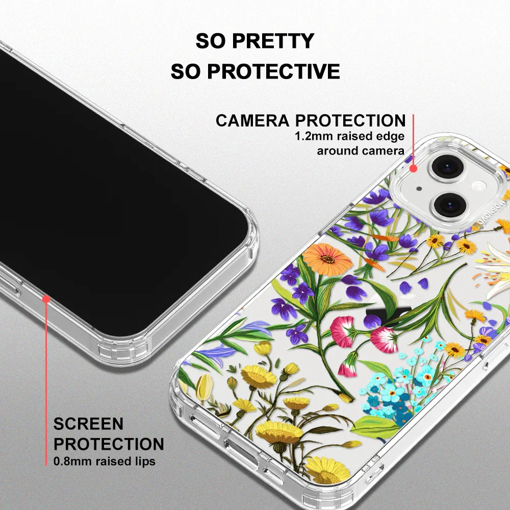 Summer Flower Holidays Phone Case - iPhone 13 Case Clear