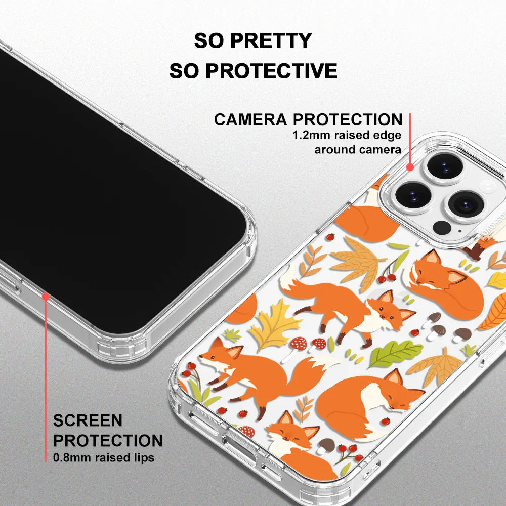 Autumn Fox Phone Case - iPhone 14 Pro Max Case Clear