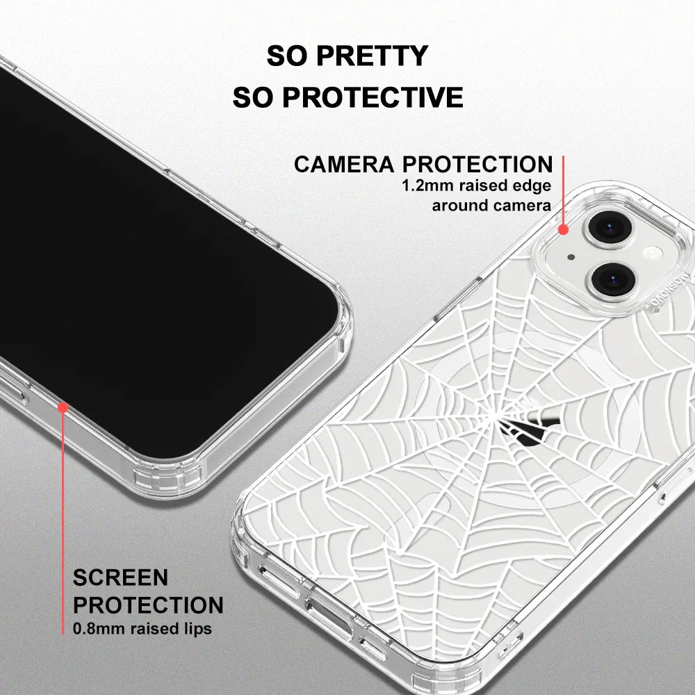 Spider Web Phone Case - iPhone 13 Case Clear With MagSafe