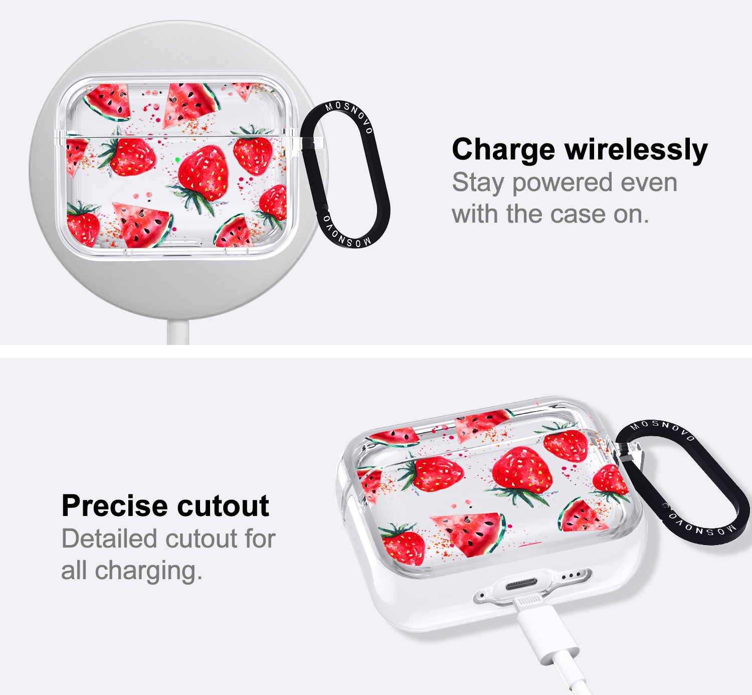 Watermelon Strawberry Airpods Pro 3 Case