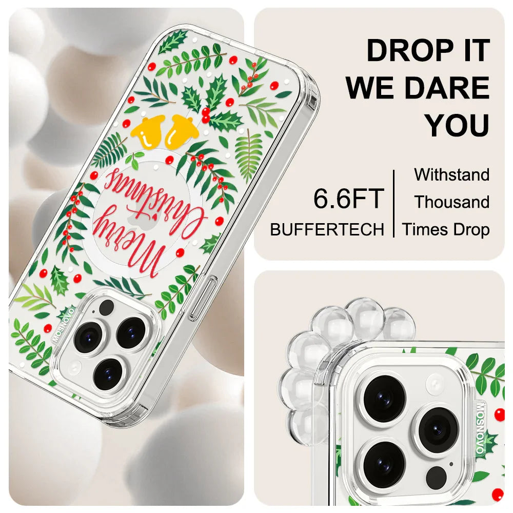 Merry Christmas Phone Case - iPhone 15 Pro Max Case  MOSNOVO