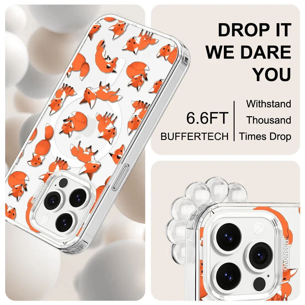 Fox Phone Case - iPhone 13 Pro Case Clear With MagSafe