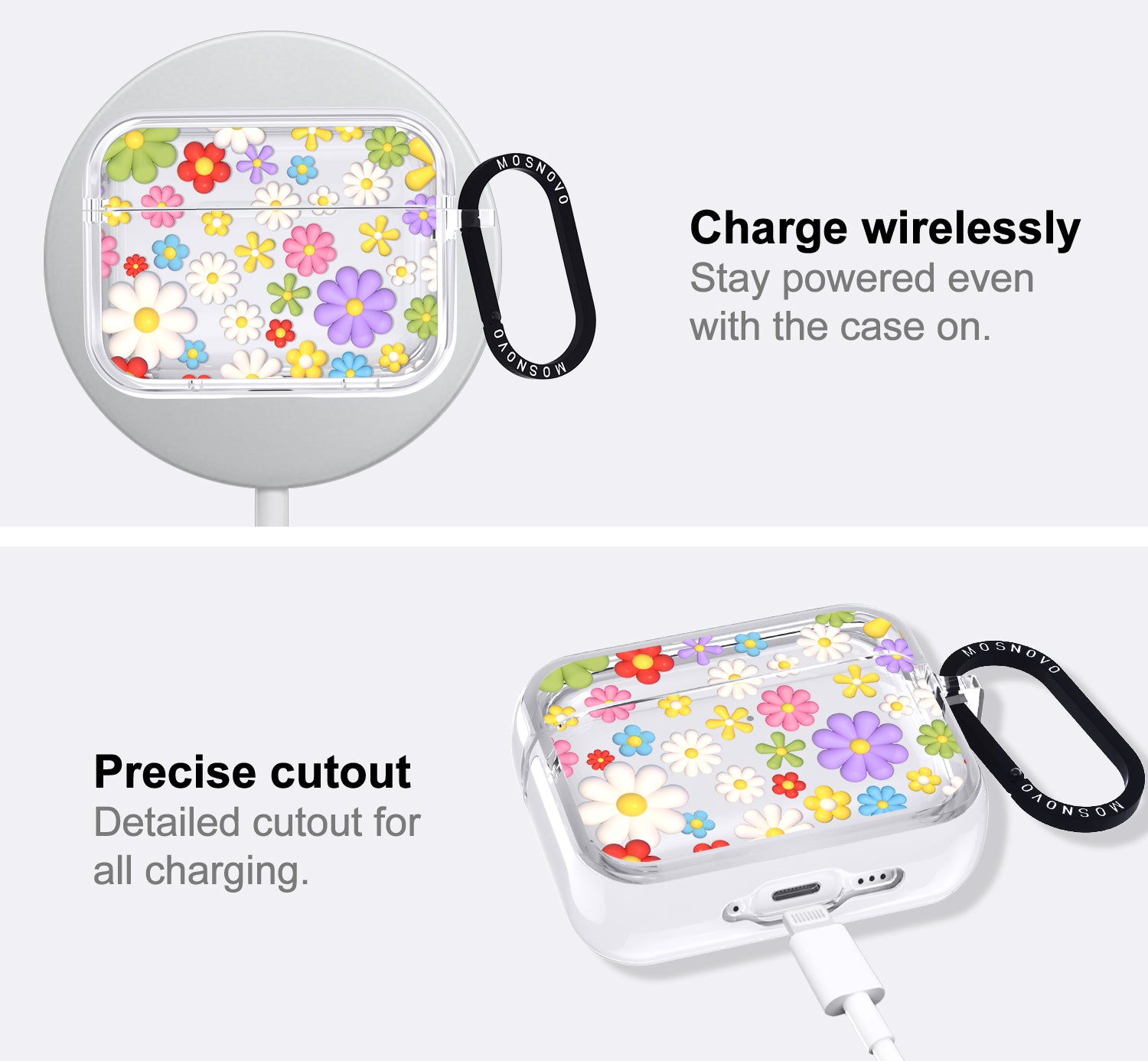 3D Flowers Airpods Pro 3 Case