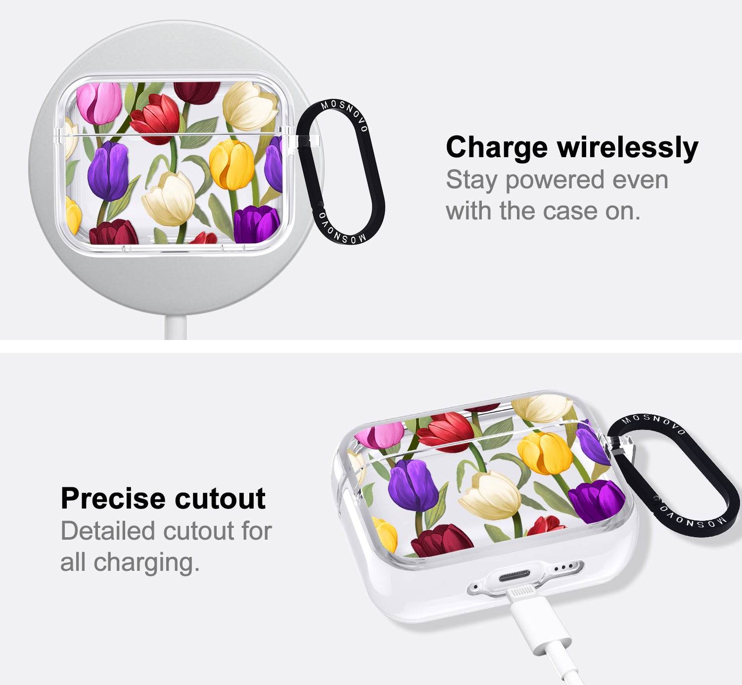 Colorful Tulips Airpods Pro 3 Case