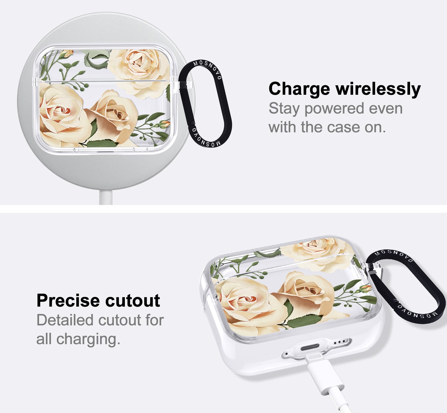 Champagne Rose Airpods Pro 3 Case