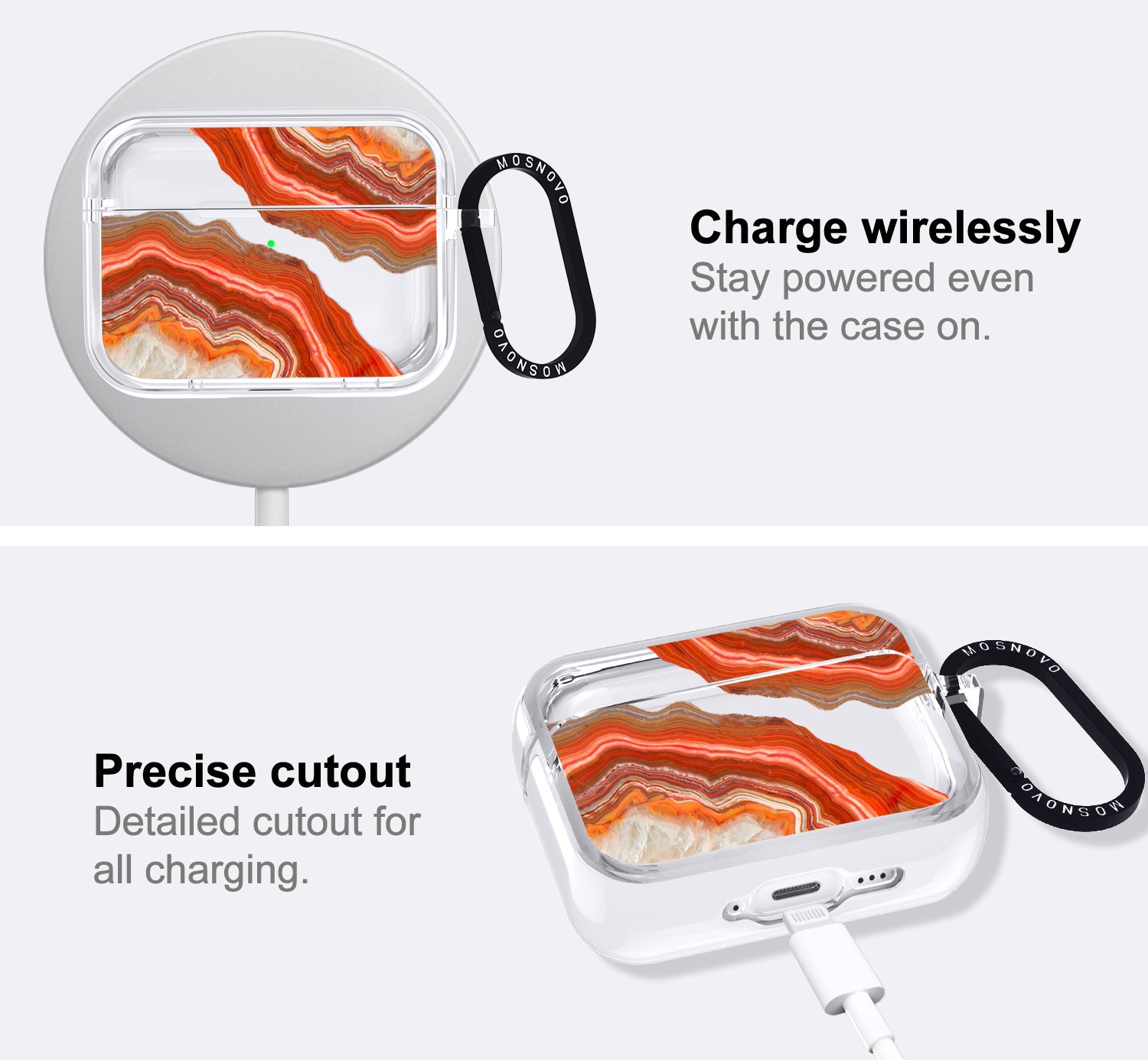 Agate Red Airpods Pro 3 Case