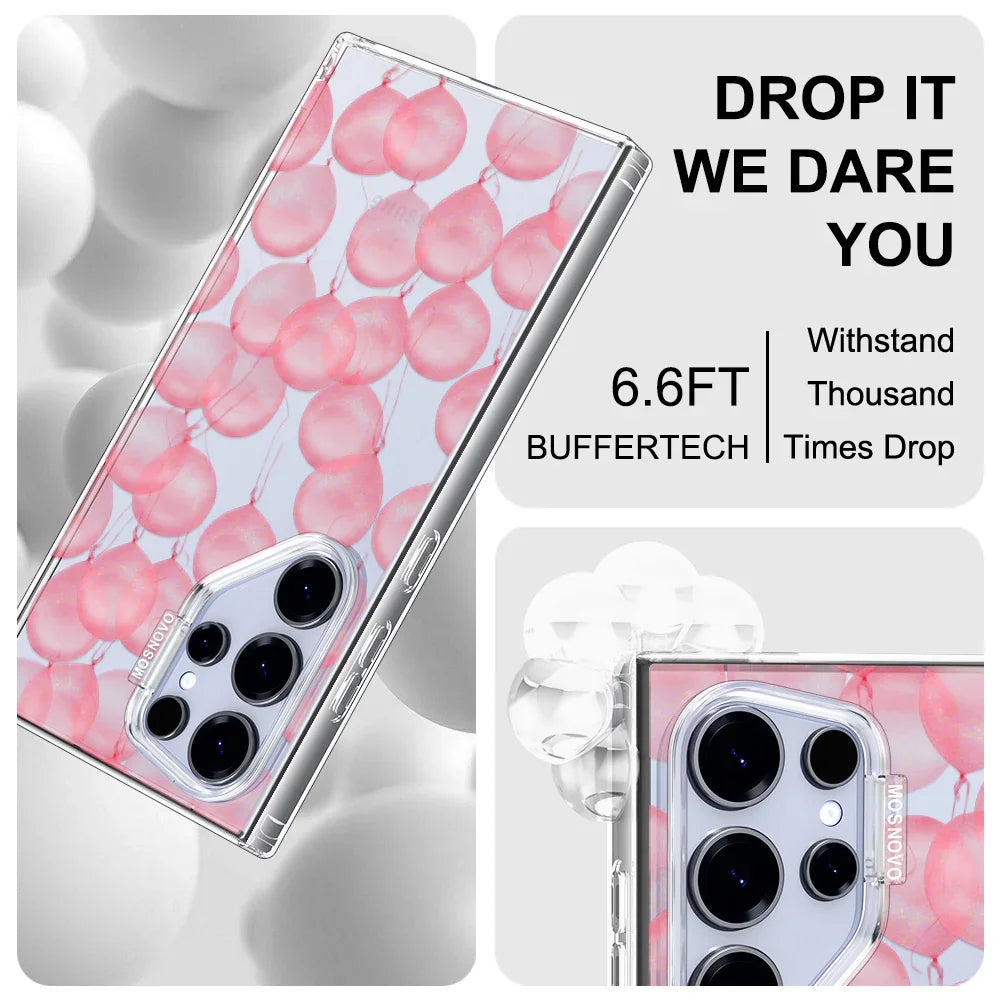 Pink Ballons Phone Case - Samsung Galaxy S24 Ultra Case