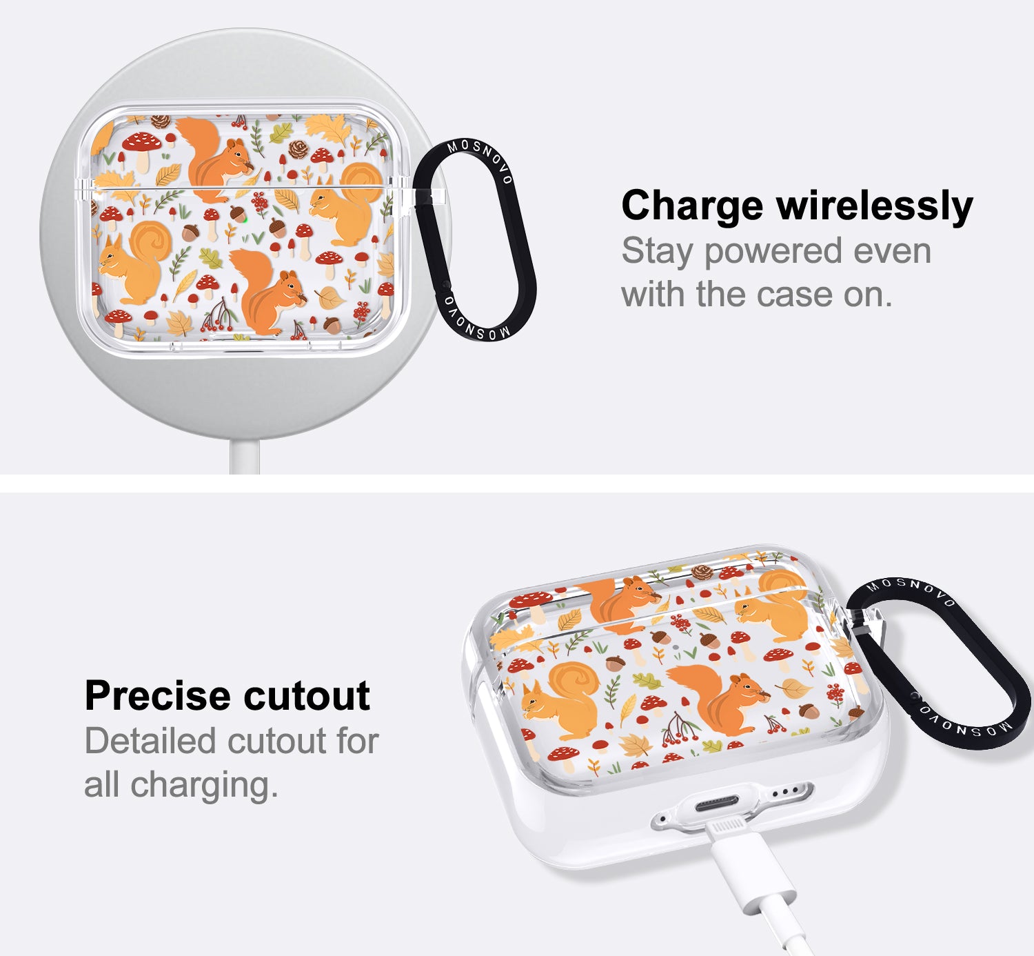Autumn Squirrel Airpods Pro 3 Case