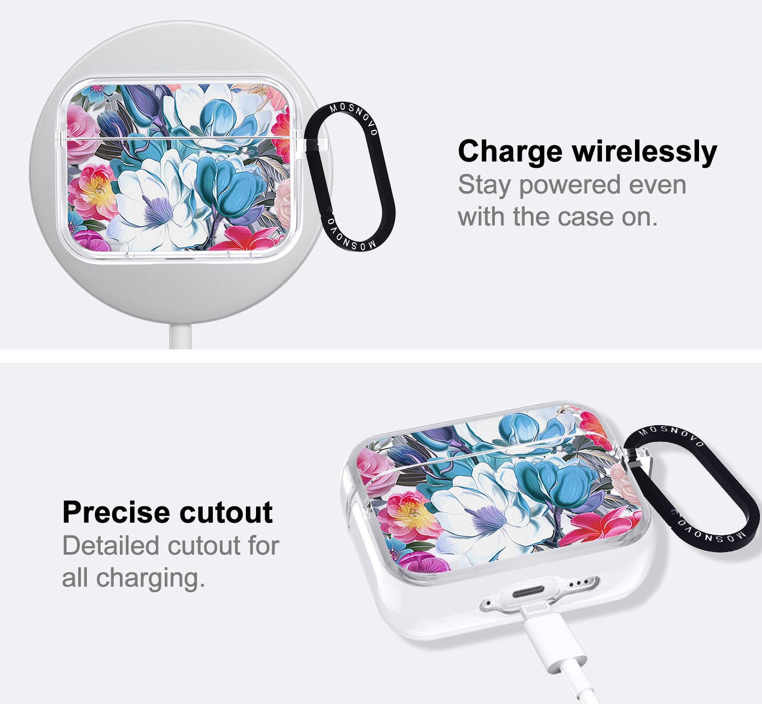 Magnolia Flower Airpods Pro 3 Case