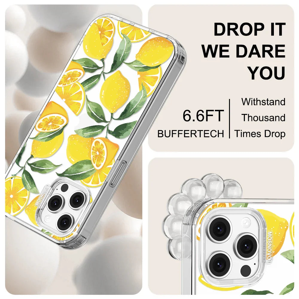 Lemon Phone Case - iPhone 12 Case Clear