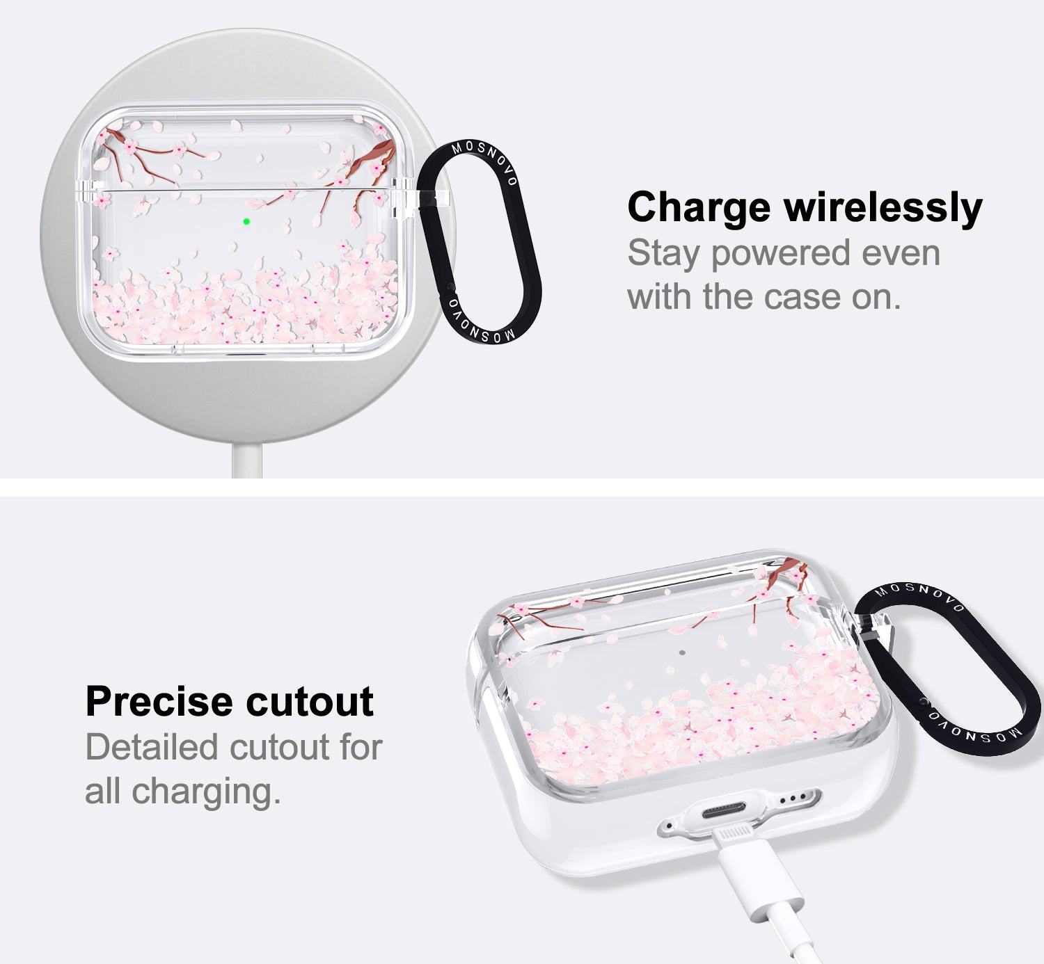 【Sakura】 Air pods pro3 Sakura Airpods Pro 3 Case – MOSNOVO