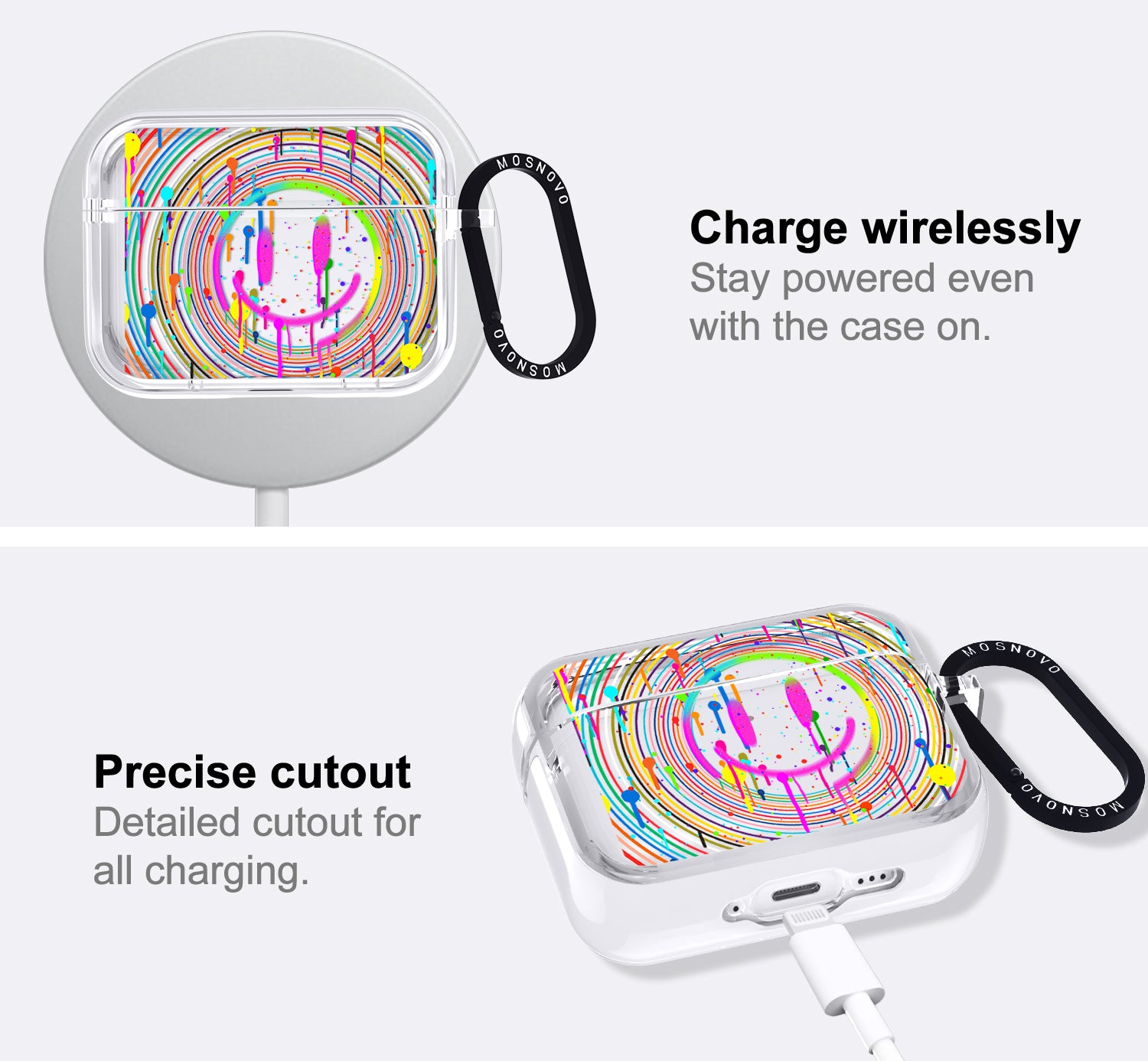 Dripping Smile Art Airpods Pro 3 Case