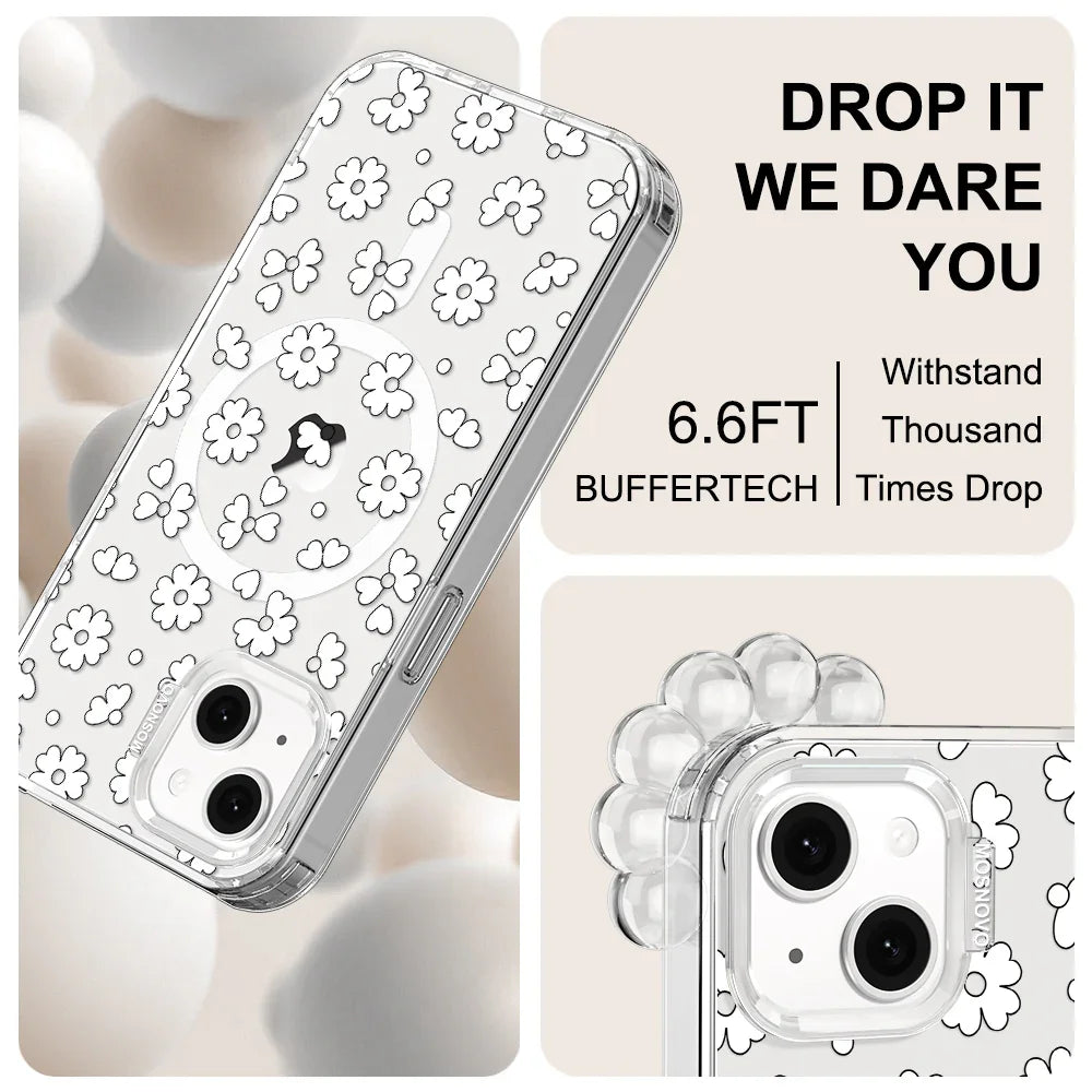 Floret Phone Case - iPhone 13 Case Clear With MagSafe