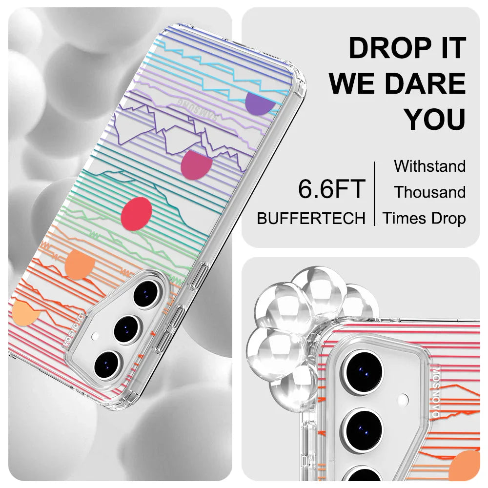 Sunrise and Sunset Phone Case - Samsung Galaxy S24 FE Case Clear