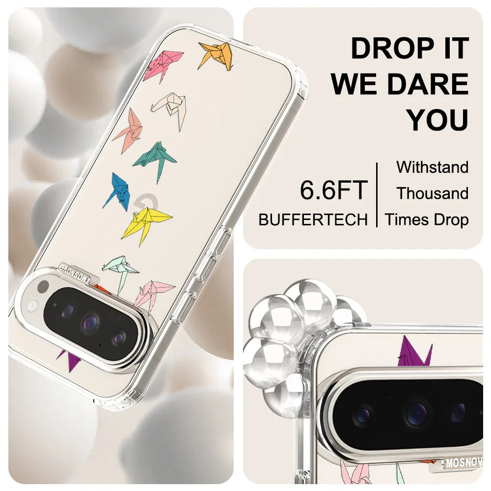 Paper Crane Phone Case - Google Pixel 9 Pro Case Clear