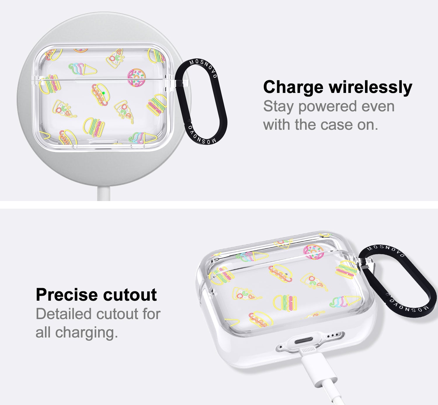 Neon Junk Food Airpods Pro 3 Case