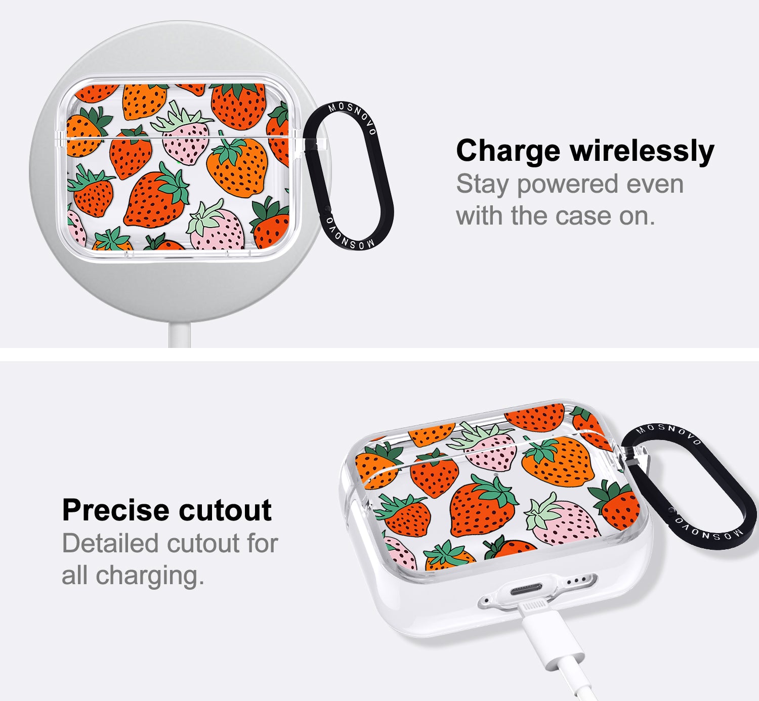 Cute Strawberry Airpods Pro 3 Case