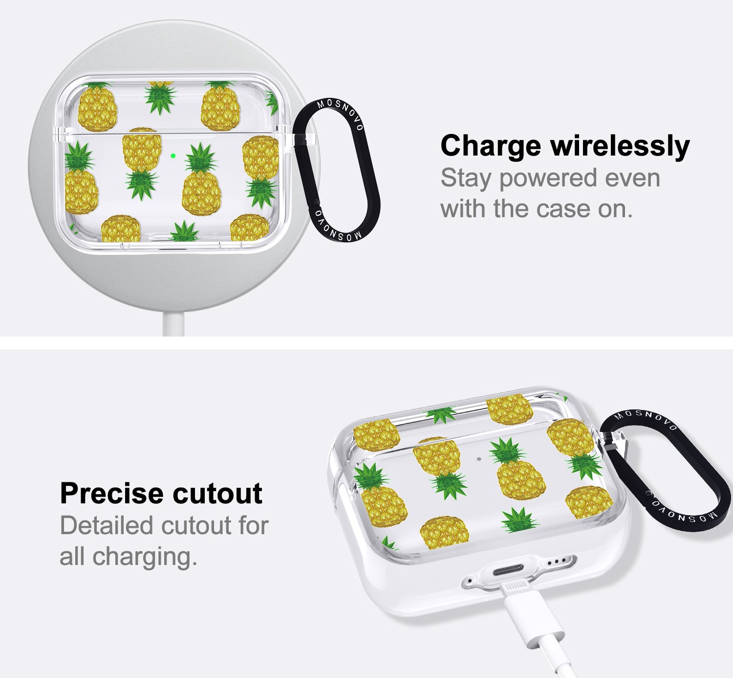 Cute Hawaiian Pineapple Airpods Pro 3 Case