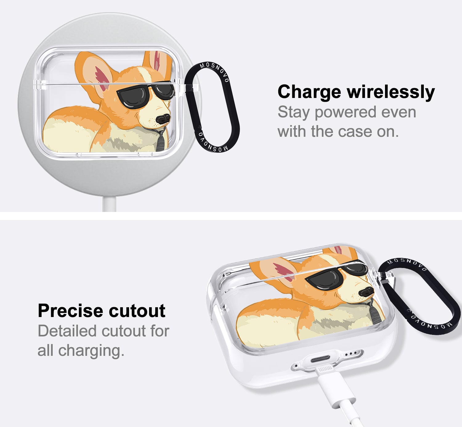 Fluffy Corgi Airpods Pro 3 Case