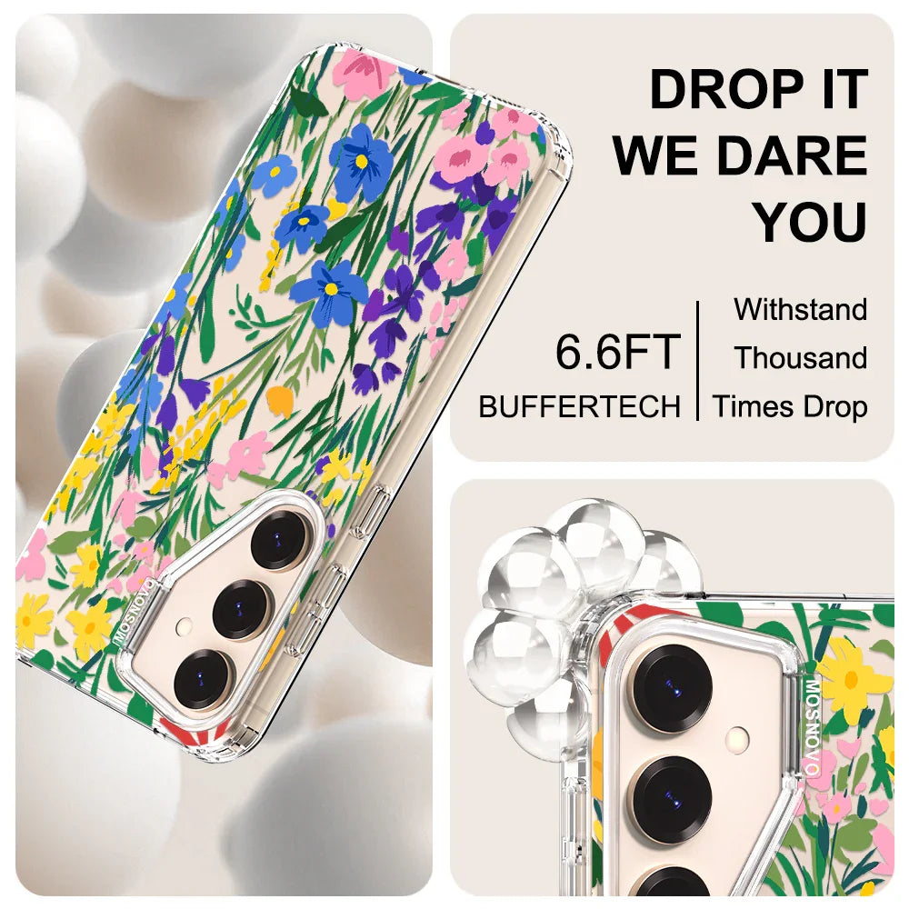 Spring Flower Phone Case - Samsung Galaxy S24 Plus Case Clear