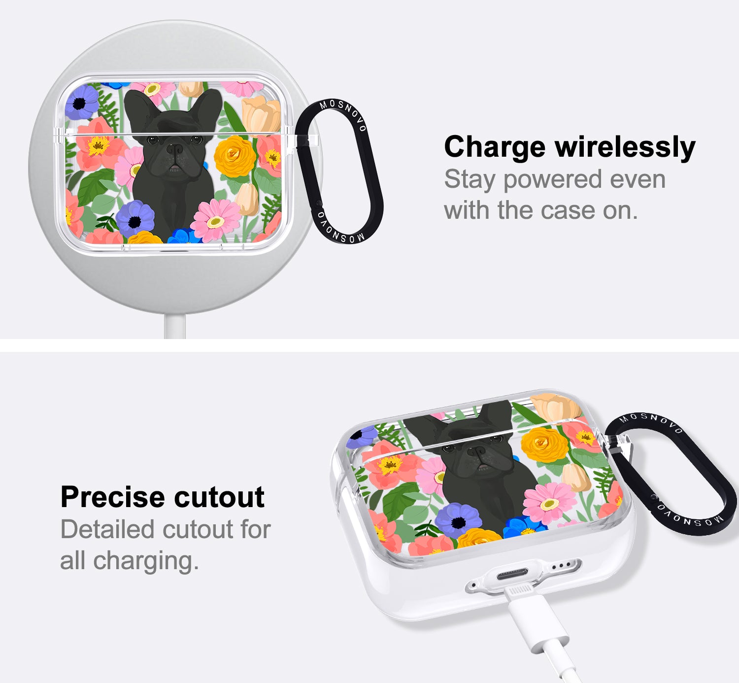 French Bulldog Garden Airpods Pro 3 Case