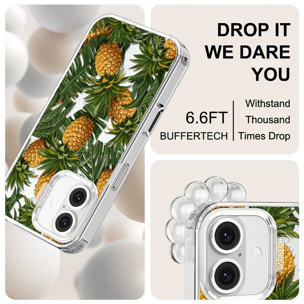 Pineapples Phone Case - iPhone 16 Case Clear