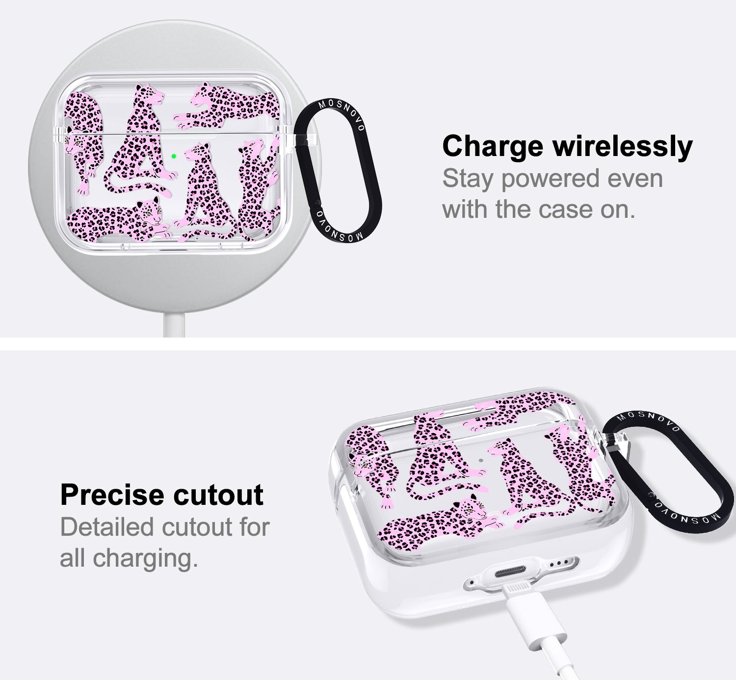 Pink Leopard Airpods Pro 3 Case