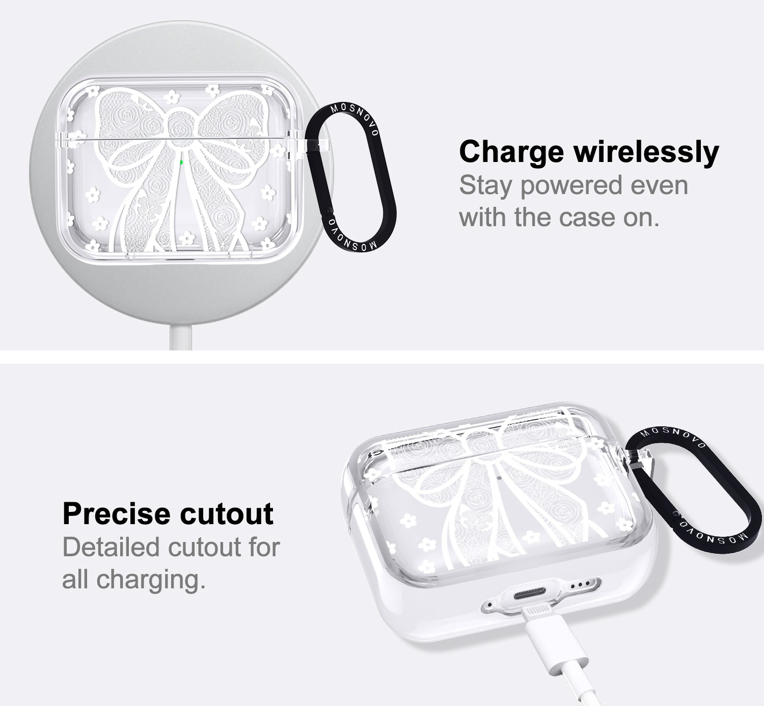 Lacey Bow Airpods Pro 3 Case