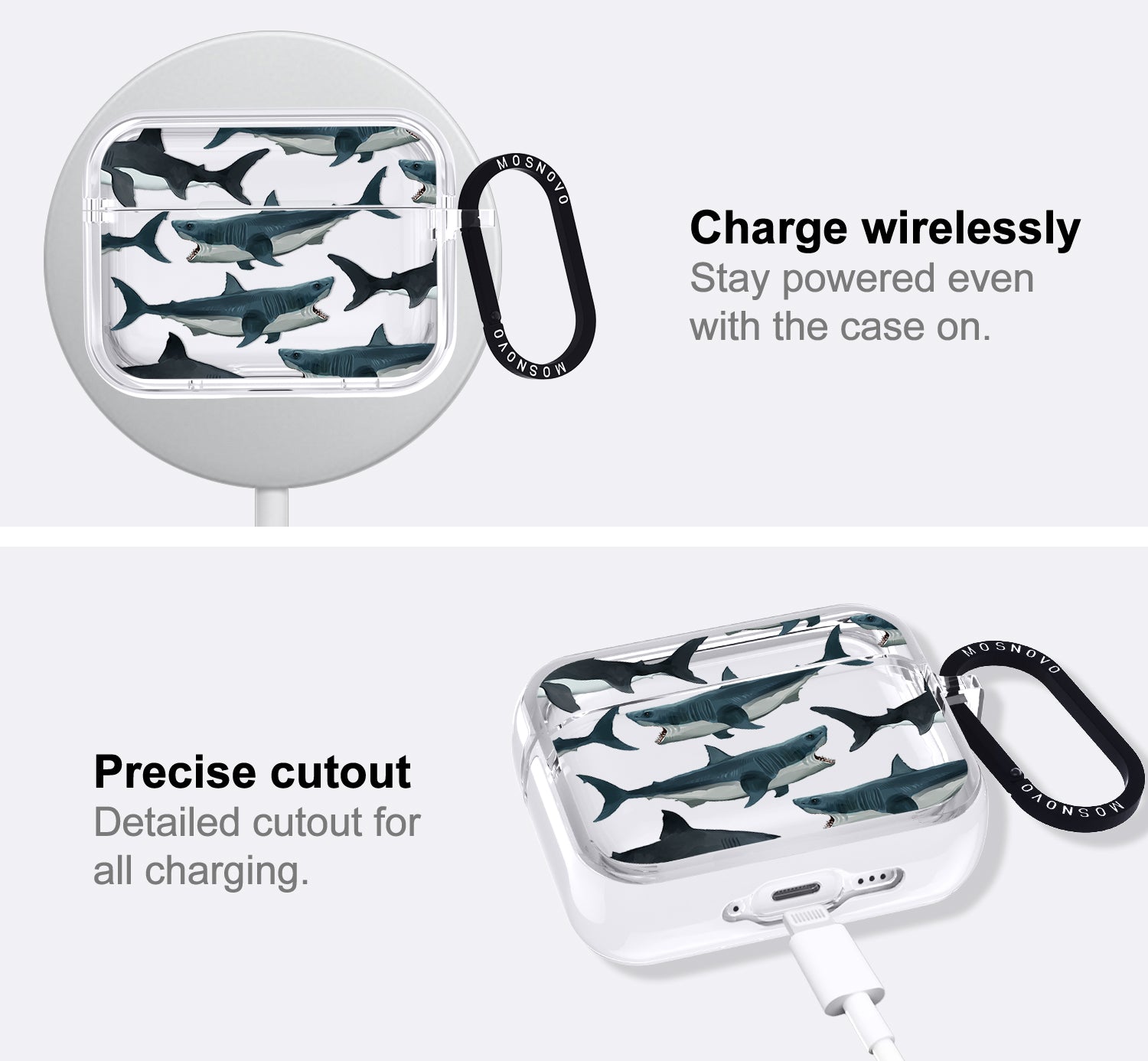 Great White Shark Airpods Pro 3 Case
