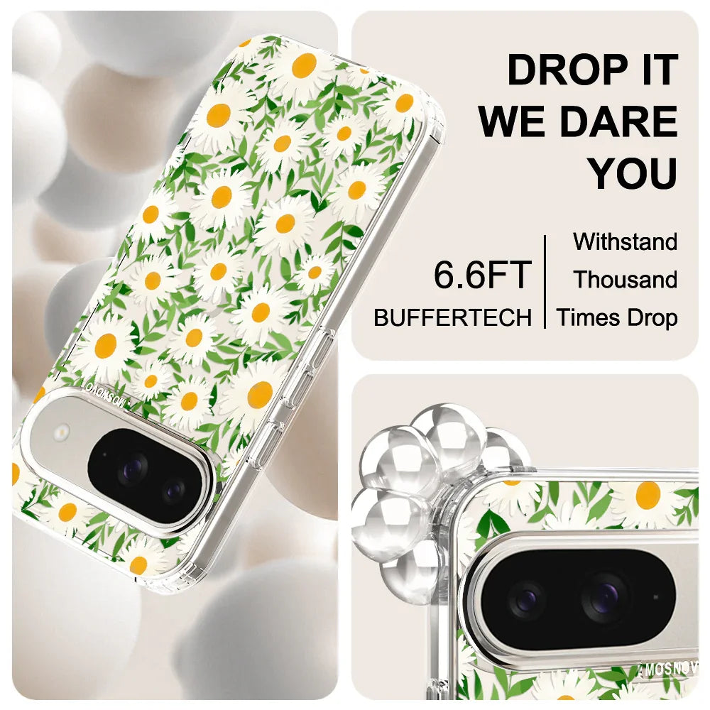 Daisies Phone Case - Google Pixel 9 Case Clear