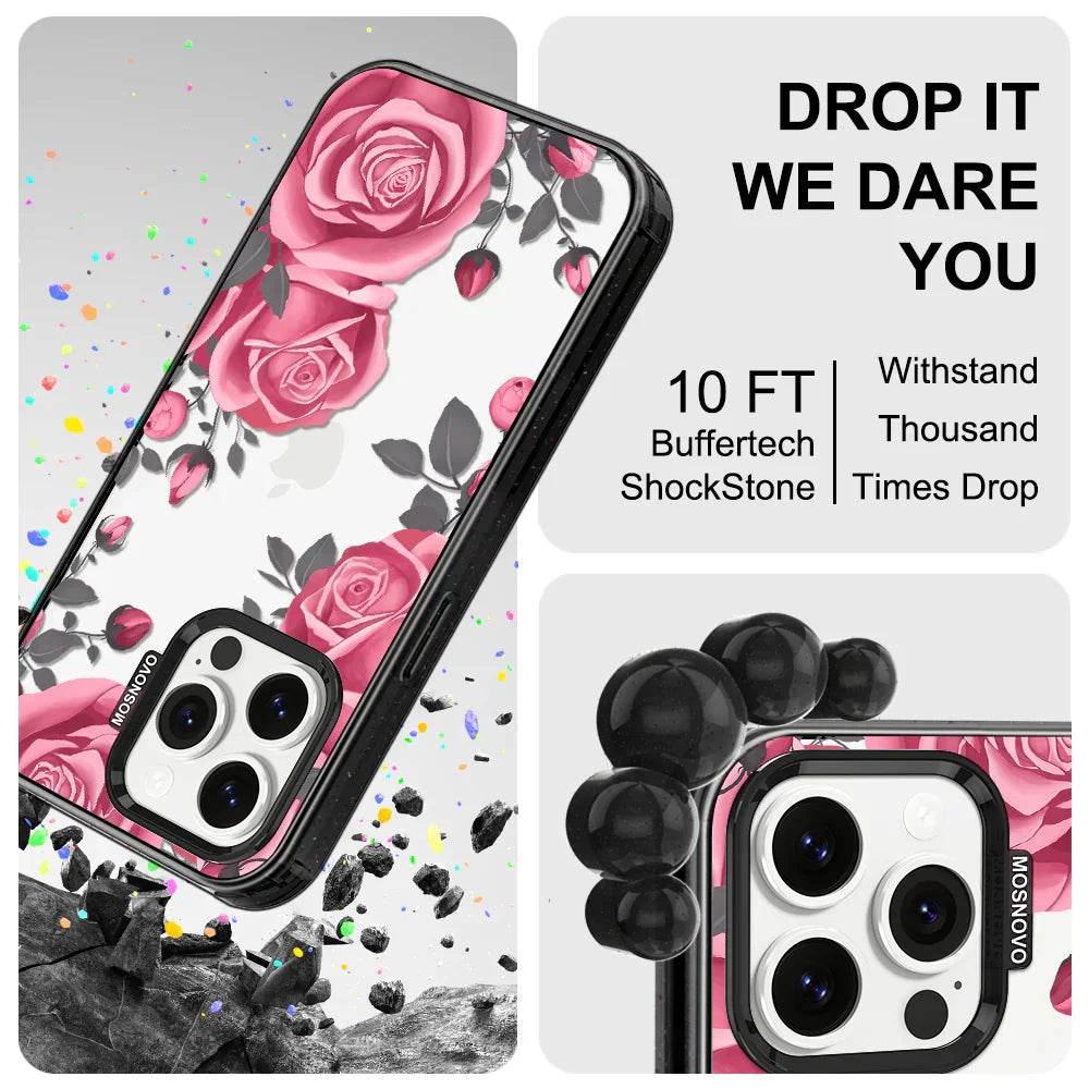 Valentine Phone Case - iPhone 13 Pro Case Clear Black ShockStone